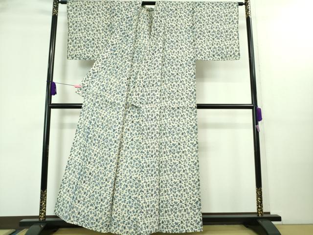 平和屋着物＊極上 夏物 浦野理一 型染 小紋 絽 松花文 逸品 DZAA8446kh5
