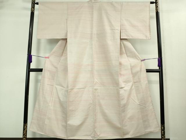 平和屋着物▽極上 紅花紬 米沢 単衣 逸品 DZAA8473kh5