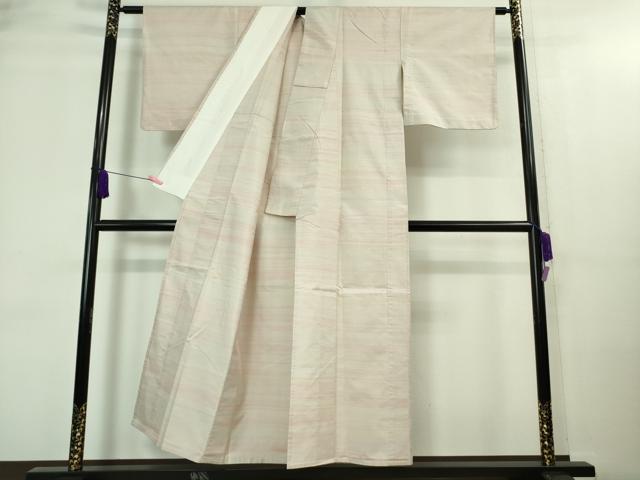平和屋着物▽極上 紅花紬 米沢 単衣 逸品 DZAA8473kh5