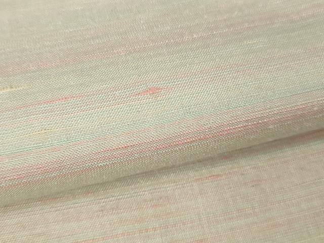 平和屋着物▽極上 紅花紬 米沢 単衣 逸品 DZAA8473kh5