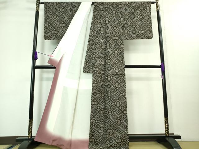 平和屋着物■希少　本場大島紬　龍郷絣　武島トヨ子作　証紙付き　逸品　未使用　DZAA8483kh5