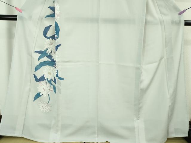 平和屋着物■極上　夏物　撫松庵　セオアルファ　訪問着　月下美人　月白色地　洗える着物　逸品　DZAA8486kh5