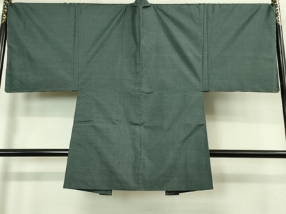 平和屋着物■極上　男性　本場大島紬　アンサンブル　長羽織　藍愛つかみ 大河　宮脇兼太郎商店謹製　証紙付き　逸品　未使用　DZAA8538kh5