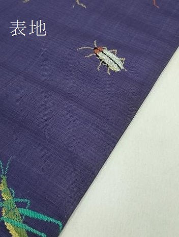 平和屋本店＊極上 夏物 アンティーク 大正ロマン 九寸名古屋帯 夏虫 金糸 逸品 DZAA8557kh5