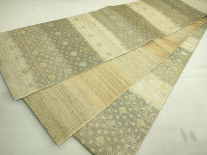 平和屋着物●極上 桝屋高尾 ねん金綴錦 六通柄袋帯 アジア繍文 金銀糸 逸品 DZAA8568kh5
