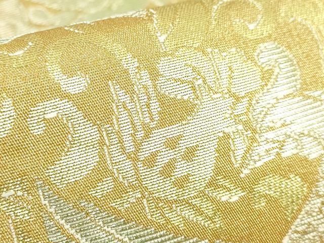 平和屋本店■極上　龍村美術織物　たつむら　六通柄袋帯　翔鳳彩花錦　金銀糸　逸品　DZAA8580kh5