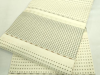 平和屋着物＊極上 夏物 九寸名古屋帯 抽象文様 逸品 DZAA8596kh5