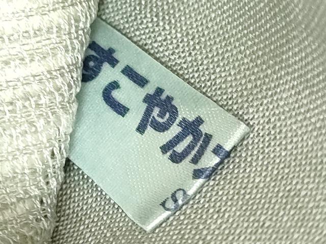 平和屋着物■極上　夏物　十日町　名門青柳謹製　櫛引織　六通柄袋帯　逸品　DZAA8604kh5