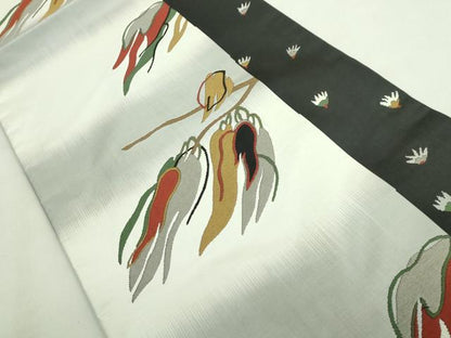 平和屋着物●極上 名門木屋太 今河織物 六通柄袋帯 成り物 逸品 DZAA8610kh5