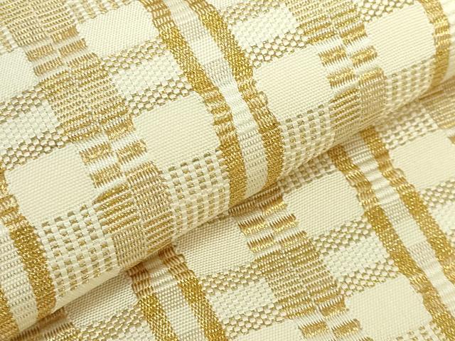 平和屋着物■極上　龍村美術織物　九寸開き名古屋帯　金吉野　金糸　逸品　DZAA8625kh5