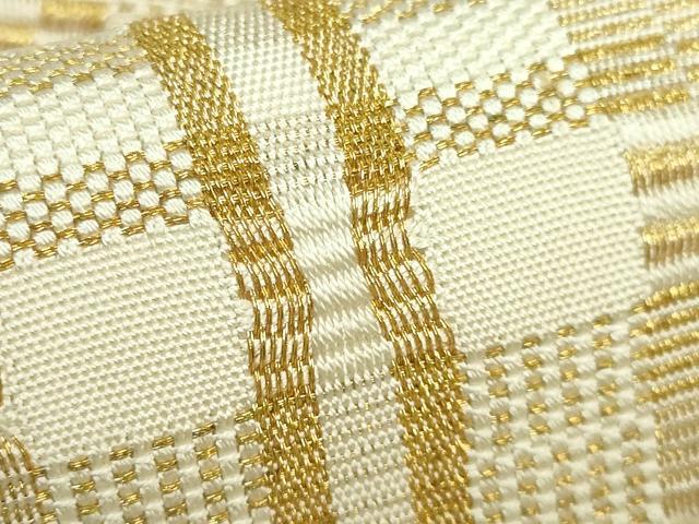 平和屋着物■極上　龍村美術織物　九寸開き名古屋帯　金吉野　金糸　逸品　DZAA8625kh5