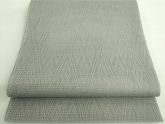 平和屋着物＊極上 夏物 八寸名古屋帯 羅 利休茶色地 逸品 DZAA8627kh5
