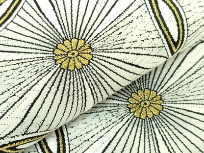 平和屋着物●極上　六通柄袋帯　唐織　おぼろ　金糸　逸品　DZAA8631kh5