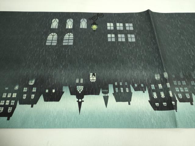 平和屋着物●極上　太鼓柄　京袋帯　WAKKA　ワッカ　黒猫　逸品　未使用　DZAA8633kh5