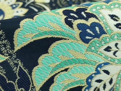 平和屋着物■極上　両面　六通柄袋帯　洋花文　花織　逸品　DZAA8646kh5