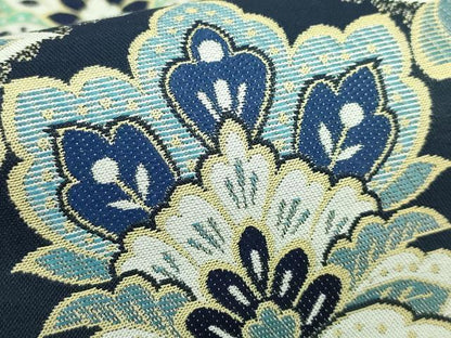 平和屋着物■極上　両面　六通柄袋帯　洋花文　花織　逸品　DZAA8646kh5