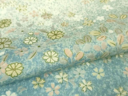 平和屋本店■極上　石川県指定無形文化財　牛首紬　白山工房　手織り　訪問着　舞花文　金彩　さが美扱い　逸品　DZAA8657kh5