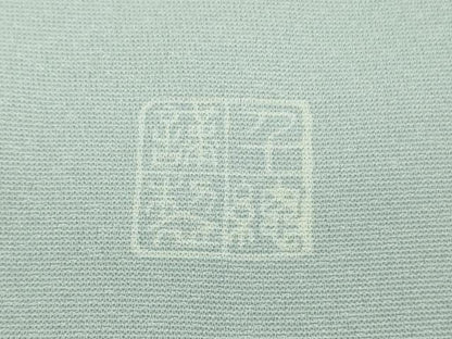 平和屋本店■極上　創業460年・千總　訪問着　ロング丈　駒刺繍　花舟　フロスティーブルー色地　金彩　逸品　DZAA8670kh5