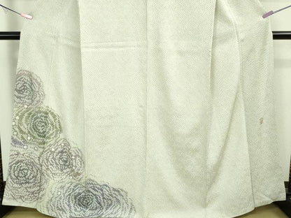 平和屋本店■極上　名門　藤娘きぬたや・総絞り　訪問着　薔薇　バラ　逸品　DZAA8682kh5