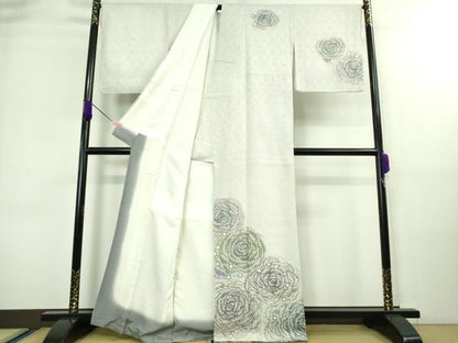 平和屋本店■極上　名門　藤娘きぬたや・総絞り　訪問着　薔薇　バラ　逸品　DZAA8682kh5
