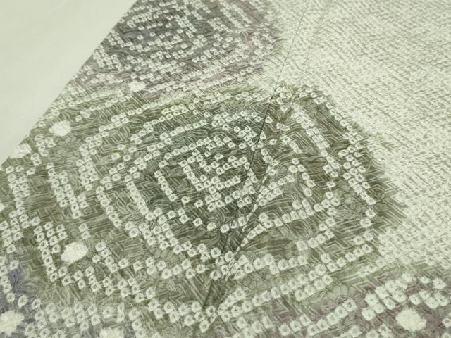 平和屋本店■極上　名門　藤娘きぬたや・総絞り　訪問着　薔薇　バラ　逸品　DZAA8682kh5