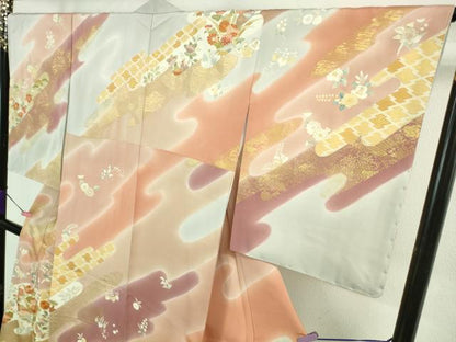 平和屋本店■極上　創業460年・千總　訪問着　駒刺繍　エ霞吉祥花文　金彩　大丸扱い　逸品　未使用　DZAA8691kh5