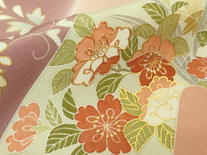 平和屋本店■極上　創業460年・千總　訪問着　駒刺繍　エ霞吉祥花文　金彩　大丸扱い　逸品　未使用　DZAA8691kh5