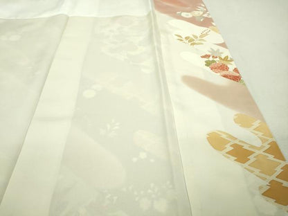 平和屋本店■極上　創業460年・千總　訪問着　駒刺繍　エ霞吉祥花文　金彩　大丸扱い　逸品　未使用　DZAA8691kh5