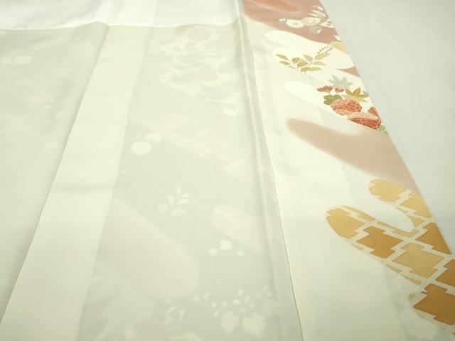 平和屋本店■極上　創業460年・千總　訪問着　駒刺繍　エ霞吉祥花文　金彩　大丸扱い　逸品　未使用　DZAA8691kh5