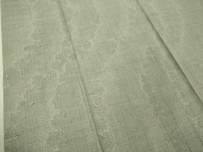 平和屋着物▽極上 本場結城紬 重要無形文化財 単衣 100亀甲 花間道 霞色地 逸品 DZAA8705kh5
