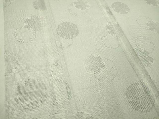 平和屋本店■極上　夏物　本場大島紬　夏大島　7マルキ　雪輪重ね　逸品　DZAA8716kh5