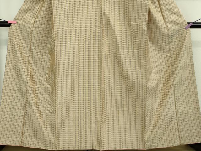平和屋本店■極上　山下八百子　本場黄八丈　紬　市松綾織　逸品　DZAA8722kh5