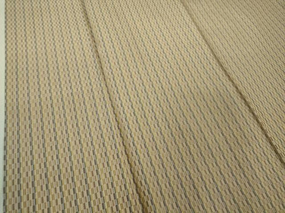 平和屋本店■極上　山下八百子　本場黄八丈　紬　市松綾織　逸品　DZAA8722kh5