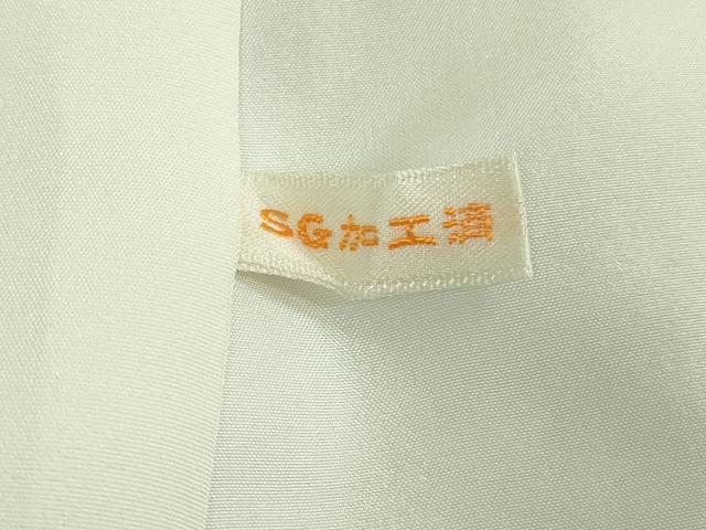 平和屋本店■極上 本場大島紬 白大島 白鳳 9マルキ ロング丈 桜の純心 大島紬美幸謹製 窪田織物 ほていや扱い 証紙付き　逸品　DZAA8725kh5