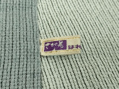 平和屋着物▽極上 男性 本塩沢 単衣 雪輪 間道 さが美扱い 逸品 DZAA8735kh5