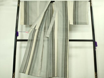 平和屋本店＊極上 夏物 男性 結城紬 夏結城 100亀甲 間道 さが美扱い 逸品 DZAA8742kh5