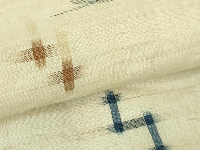 平和屋本店■極上　夏物　沖縄県無形文化財指定　本場八重山上布 　麻　逸品　DZAA8746kh5