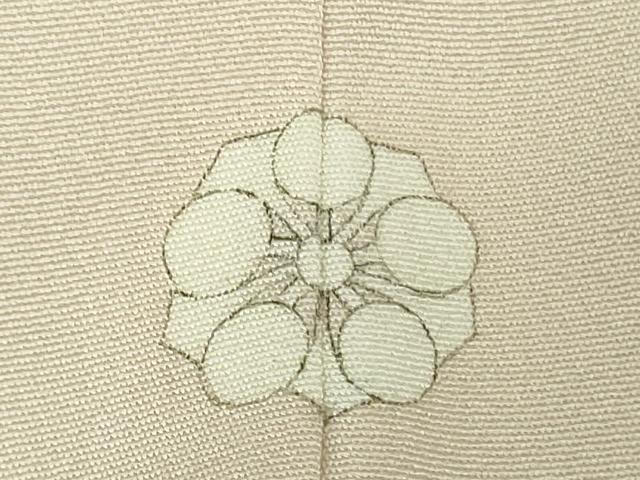 平和屋本店■極上　山口美術織物 皇室 伊勢神宮御用 西陣織 訪問着 刺繍 寿光織 光琳菊花文　薄桜色地　暈し染め　金糸　逸品　DZAA8748kh5