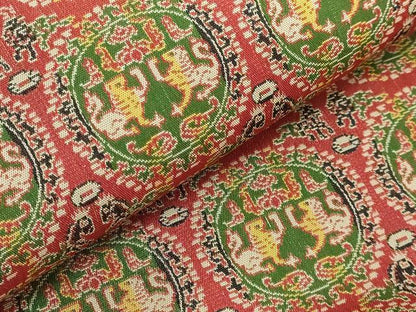 平和屋着物●極上　龍村美術織物　九寸開き名古屋帯　円文白虎朱雀錦　保管袋付き　逸品　DZAA8761kh5