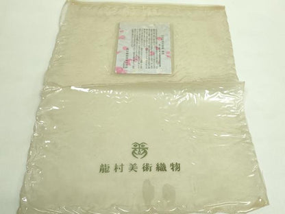 平和屋着物●極上　龍村美術織物　九寸開き名古屋帯　円文白虎朱雀錦　保管袋付き　逸品　DZAA8761kh5
