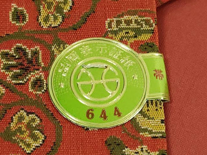 平和屋着物●極上　龍村美術織物　九寸開き名古屋帯　鴛鴦唐草文錦　逸品　DZAA8763kh5