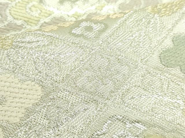 平和屋着物■極上　西陣　川島織物　六通柄袋帯　唐織　花菱文　金銀糸　逸品　DZAA8770kh5
