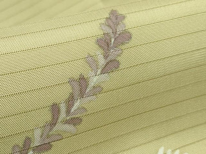 平和屋着物＊極上 夏物 華道家 楠目ちづ 絽塩瀬 九寸名古屋帯 手描き アザミ 木蘭色地 三越扱い 逸品 DZAA8780kh5