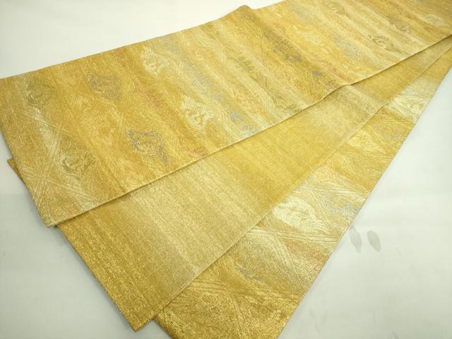 平和屋着物●極上 桝屋高尾 ねん金綴錦 六通柄袋帯 桐竹鳳凰文 金糸 逸品 DZAA8793kh5