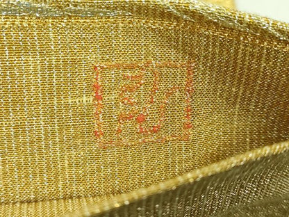 平和屋着物●極上 桝屋高尾 ねん金綴錦 六通柄袋帯 桐竹鳳凰文 金糸 逸品 DZAA8793kh5