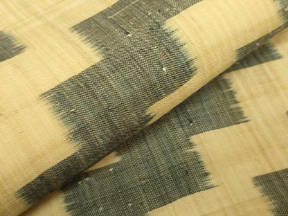 平和屋本店■極上　夏物　芭蕉布　手積み芭蕉糸100％　九寸名古屋帯　逸品　DZAA8810kh5