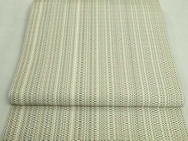 平和屋着物●極上 本場筑前博多織 八寸名古屋帯 縞 逸品 DZAA8827kh5