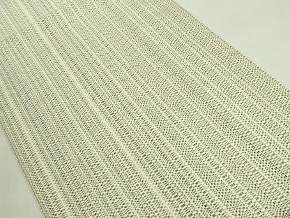 平和屋着物●極上 本場筑前博多織 八寸名古屋帯 縞 逸品 DZAA8827kh5