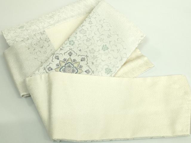 平和屋着物●極上　つけ帯　唐織　正倉院花文　金糸　逸品　DZAA8841kh5