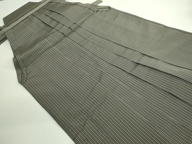 平和屋着物■極上　男性　馬乗り袴　縞　逸品　DZAA8843kh5